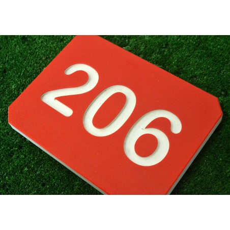 Plaque étalonnage golf