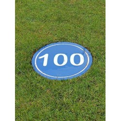 Plaque distance gravée golf