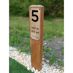 Totem départ golf chic