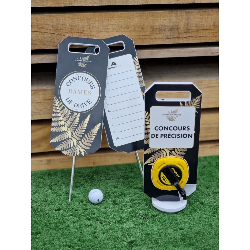 Panneau concours précision avec mètre