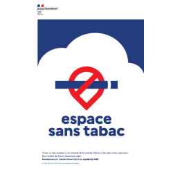 Panneau espace sans tabac