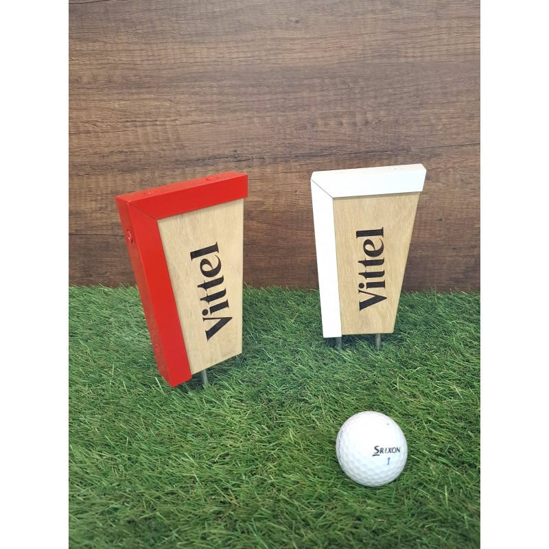 Boule départ bois logo gravé