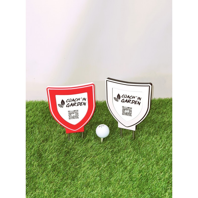 Marque départ ultra résistante avec logo