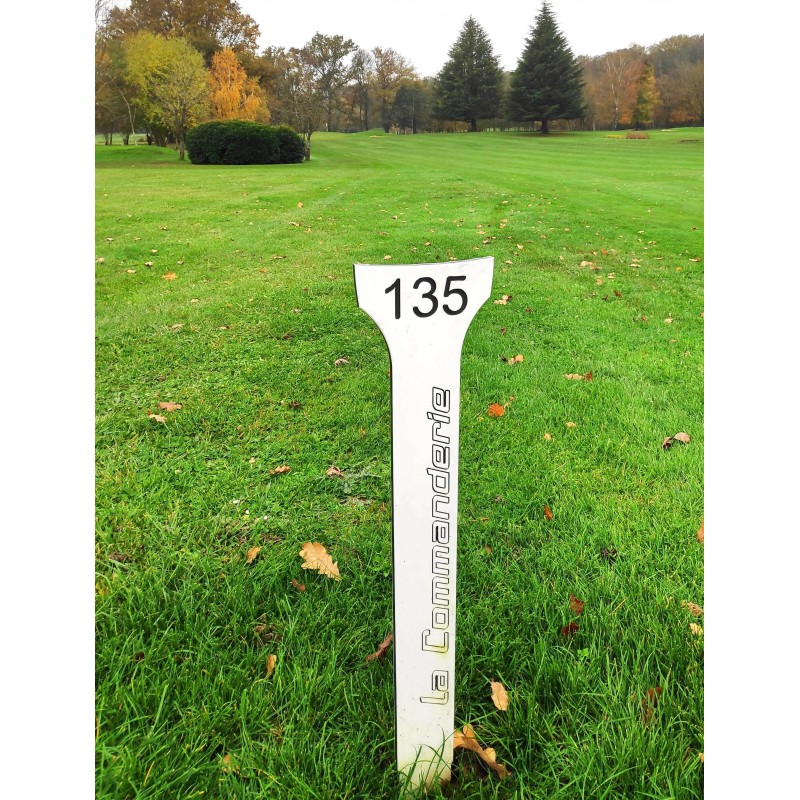Marqueur de distance golf gravé