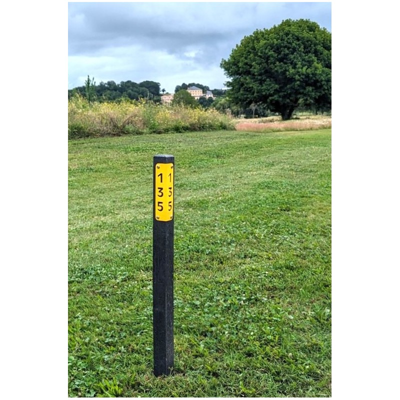 Poteau distance parcours de golf