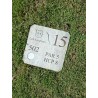 plaque étalonnage golf aspect pierre