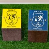 Tee marker golf logo gravé