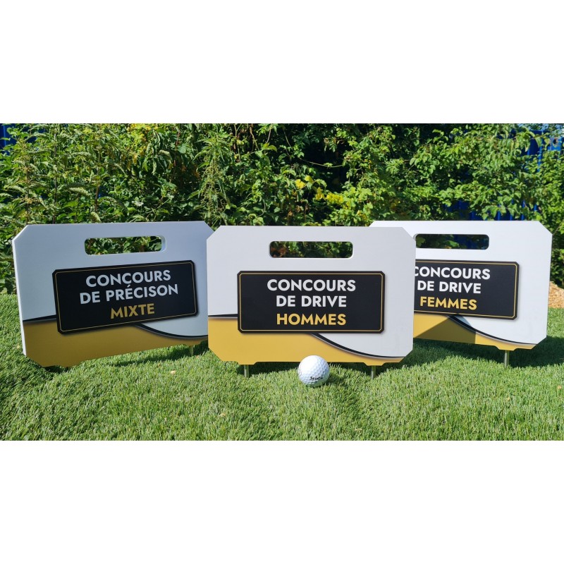 Panneau d'information / support concours personnalisable