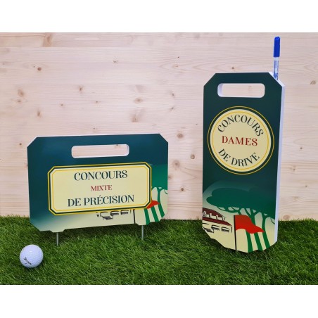 Panneau d'information / support concours personnalisable
