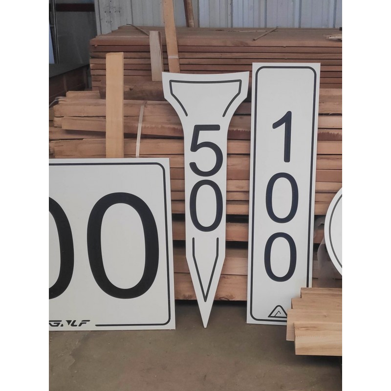 Cible practice sur mesure découpée