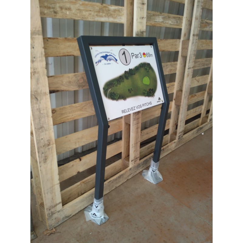 panneau golf incliné
